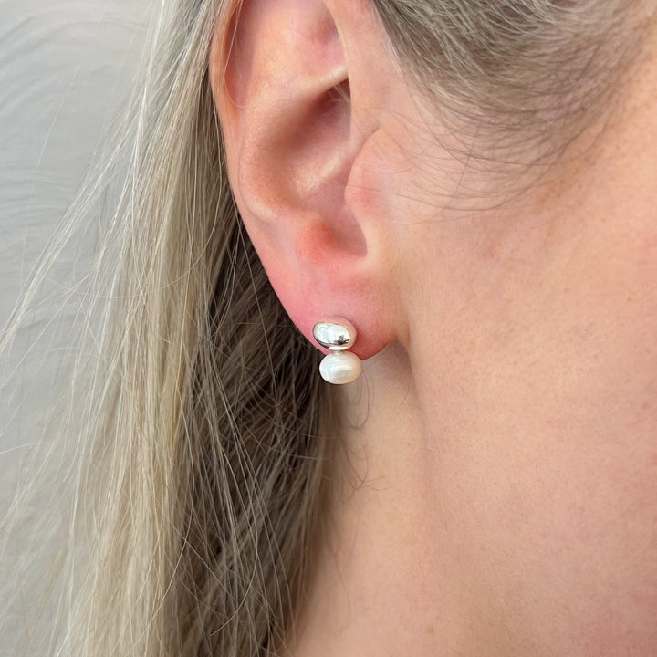 Tivoli Sterling Silver Pearl Studs