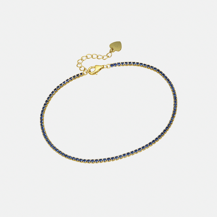 Dainty Zircon Tennis Bracelets - Sterling Silver | 18ct Gold Plated Sterling Silver