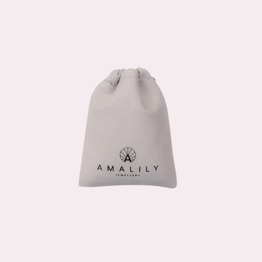 Catherine Sparkly Silver Drop Earrings