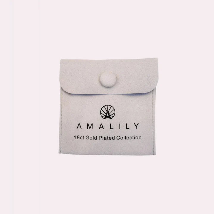 Alhambra Gold Square Link Drop Earrings