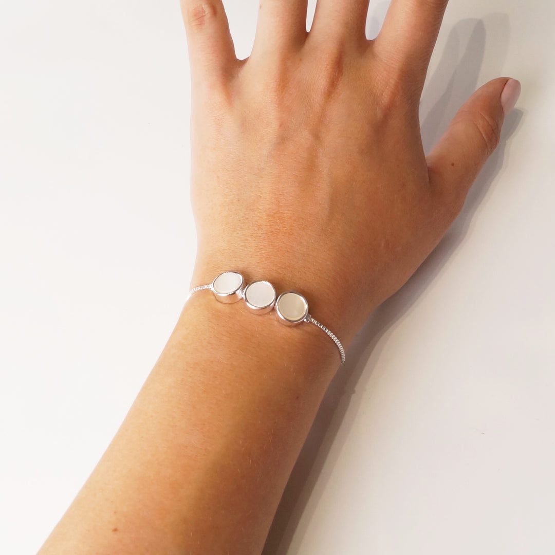 Mother of Pearl Koki Bracelet - Gold | Silver