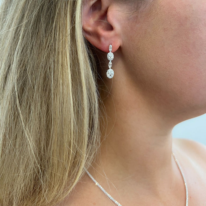 Amalfi Zircon Drop Earrings
