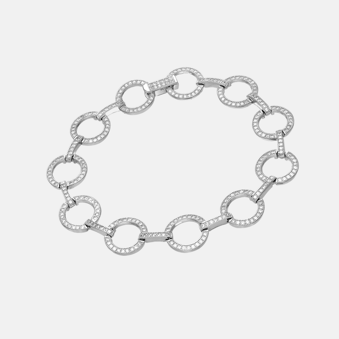Milan Sterling Silver Loop Bracelet