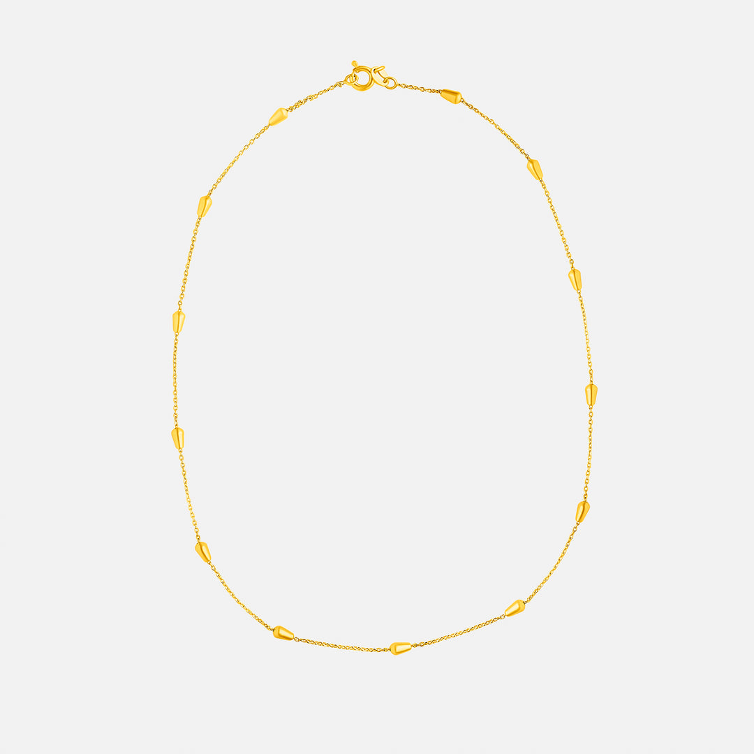 Mia Nugget Chain Necklace - Sterling Silver | 18ct Gold Plated