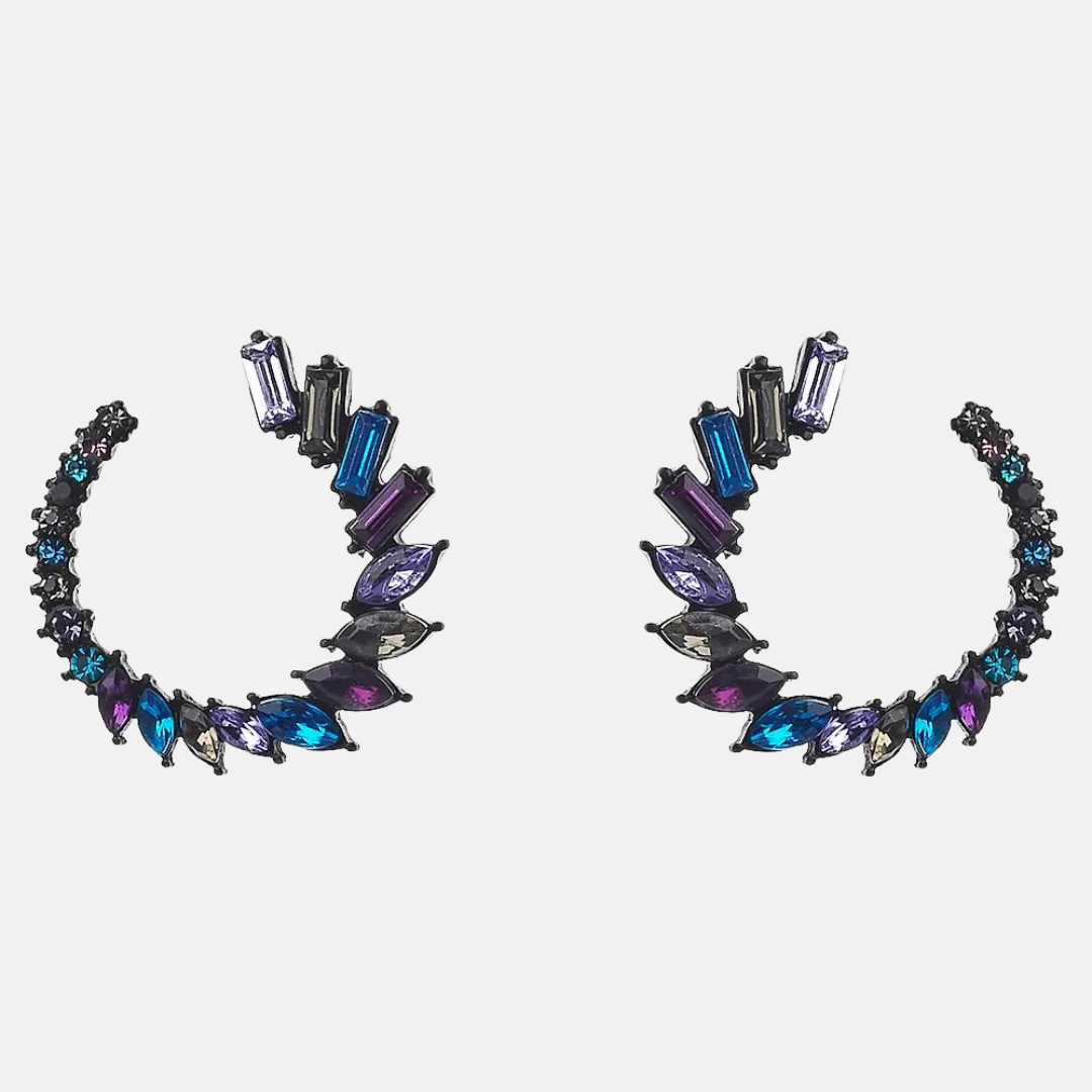 Peacock Wreath Earrings