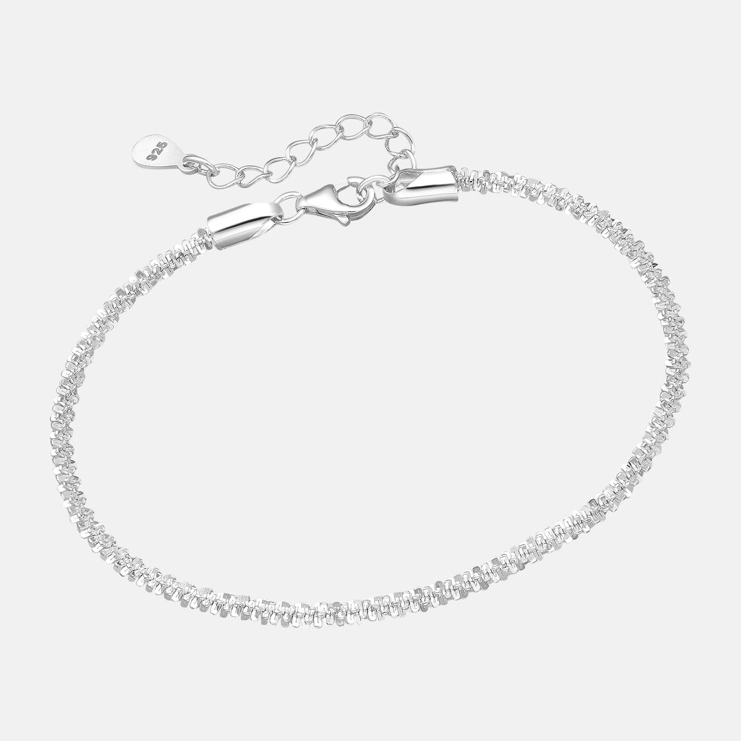 Vienne Faceted Sterling Silver Bracelet