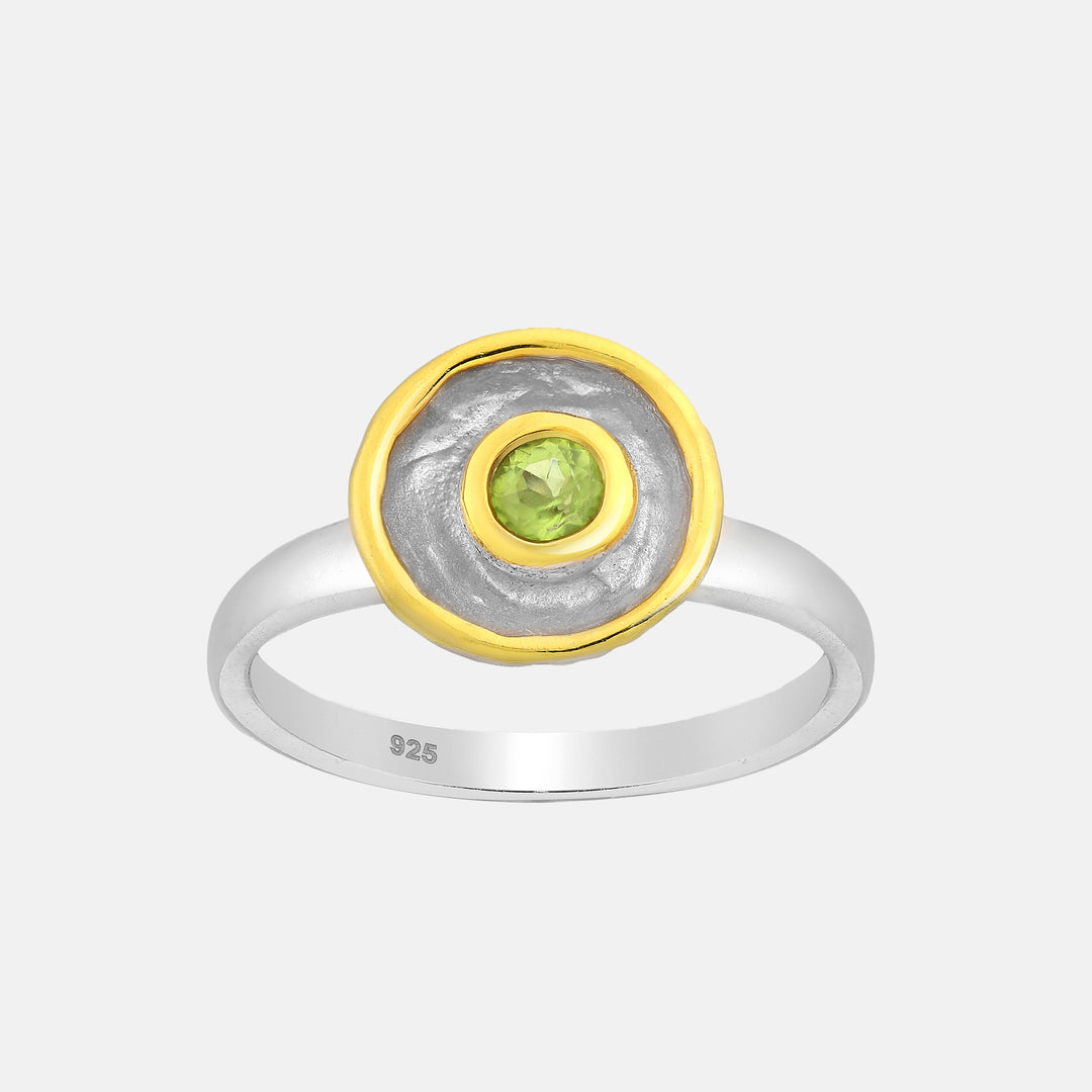 Solitaire Peridot Ring