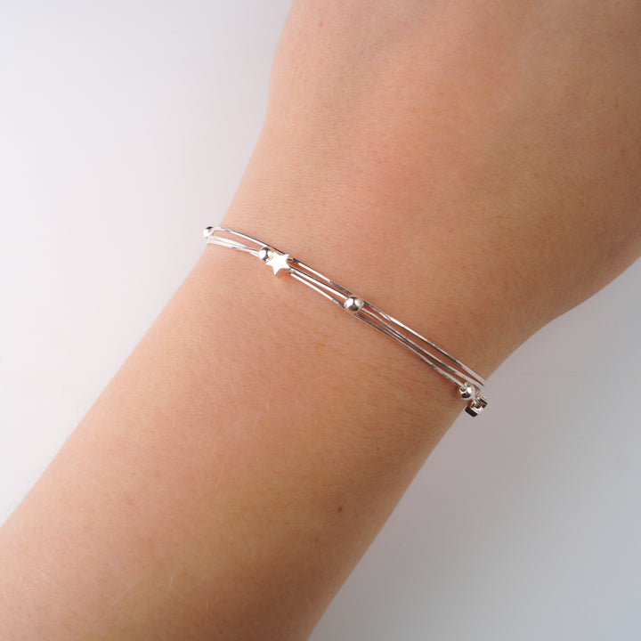 Sierra Stars .925 Sterling Silver Snake-Chain Bracelet