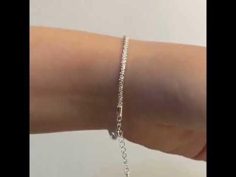 Vienne Faceted Sterling Silver Bracelet