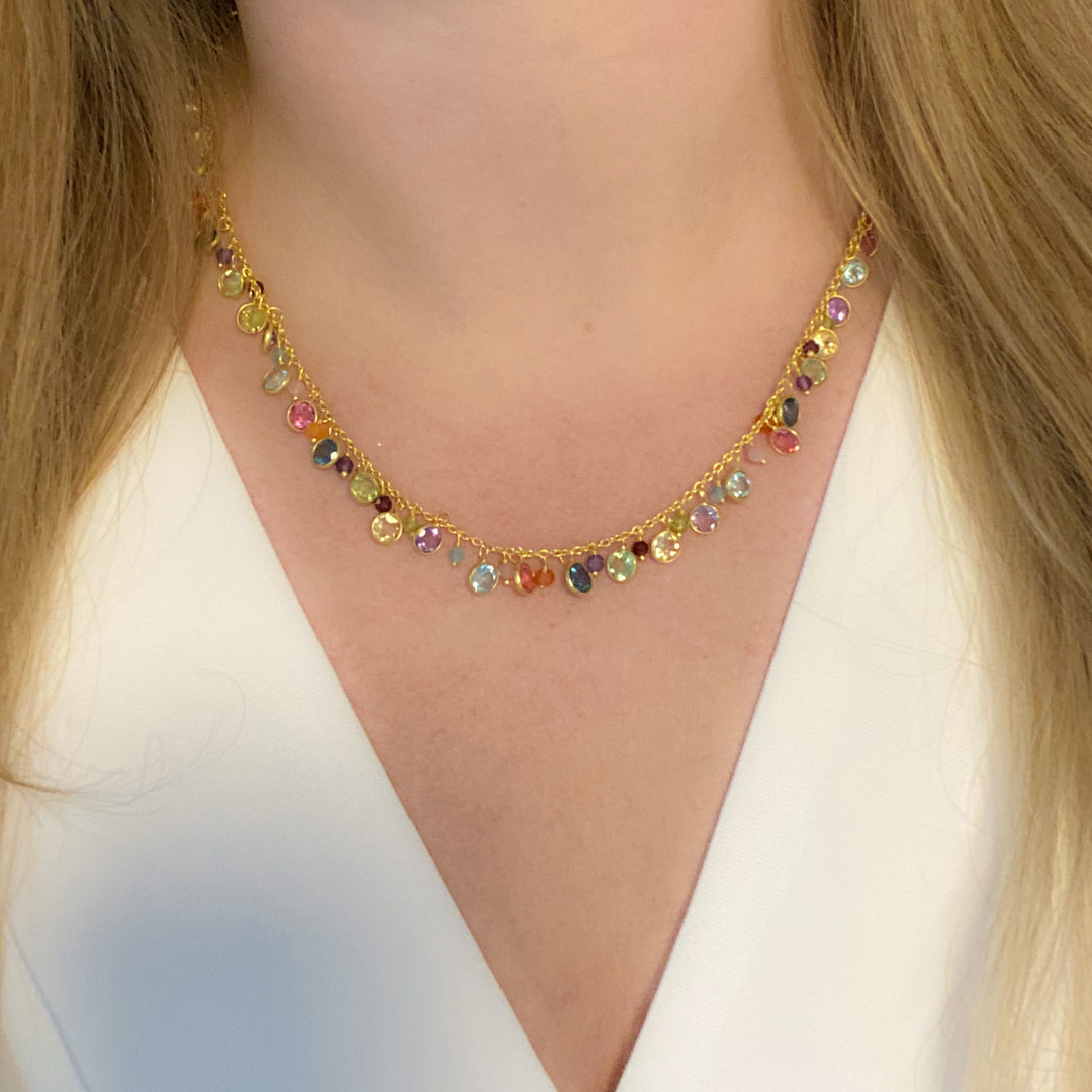 Verona Mixed Gemstone Necklace