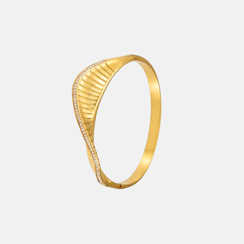 Twisted Curve Allure Cuff Bracelet