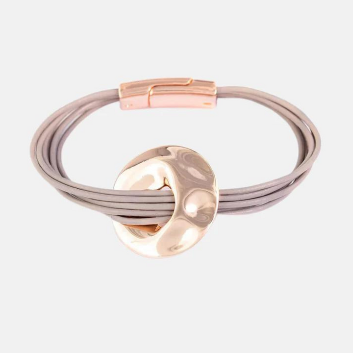 Riva Capture Magnetic Bracelet - Silver | Rose Gold
