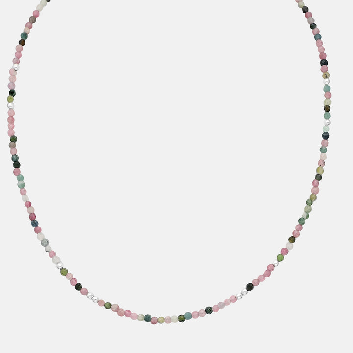 Sia Stone Choker Necklaces - Black Onyx | Chrysocolla | Howlite | Fresh Water Pearl | Tourmaline | Turquoise