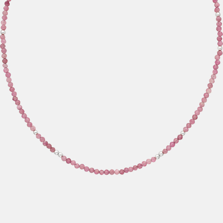 Sia Stone Choker Necklaces - Tourmaline | Black Onyx | Rose Quartz | Chrysocolla | Howlite/Fresh Water Pearl