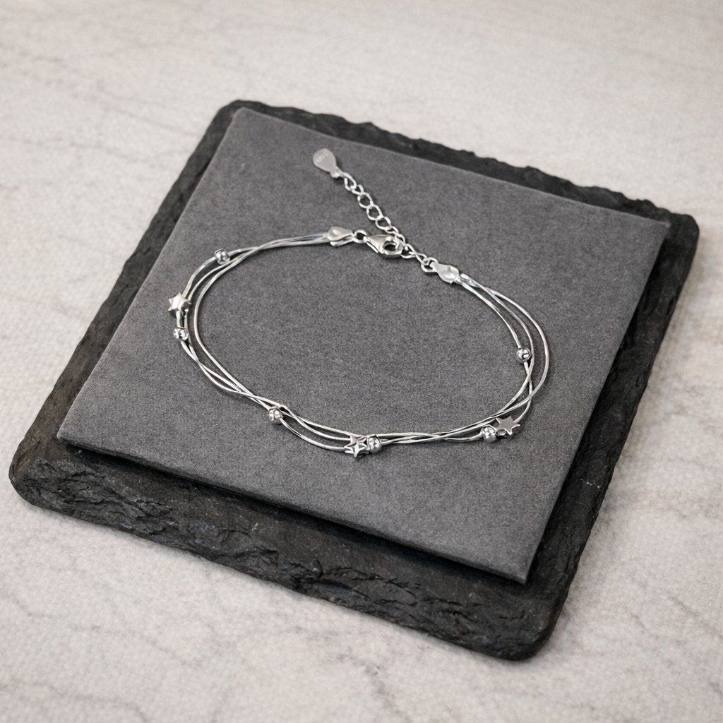 Sierra Stars .925 Sterling Silver Snake-Chain Bracelet