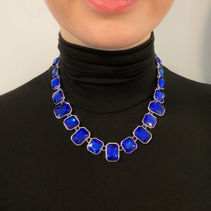 Chelsea Blue Gems Necklace