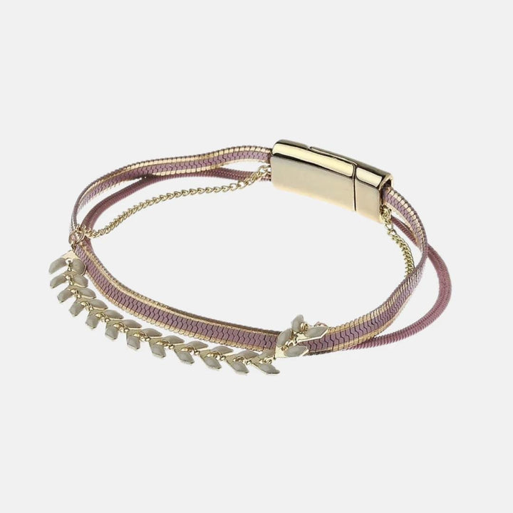 Abi Triple Chain Magnetic Bracelets