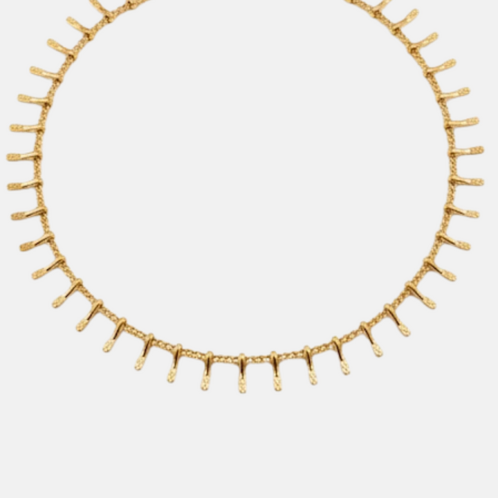 Dainty Gold Bars Collar Necklace