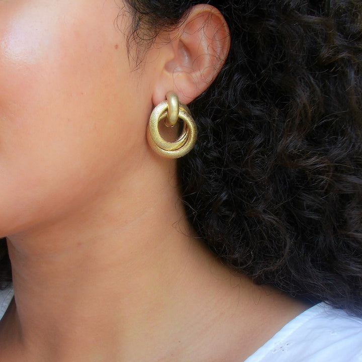 Kensington Gold Knot Earrings