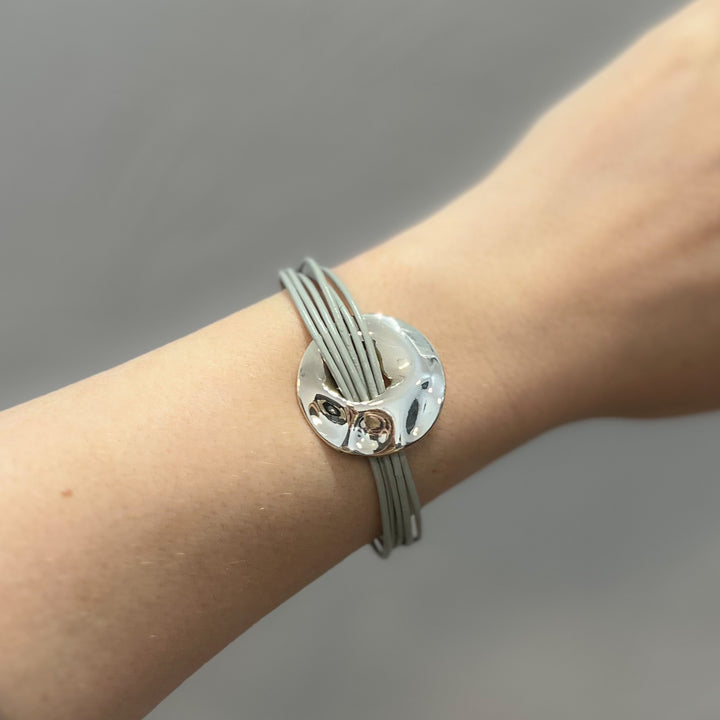 Riva Capture Magnetic Silver Bracelet