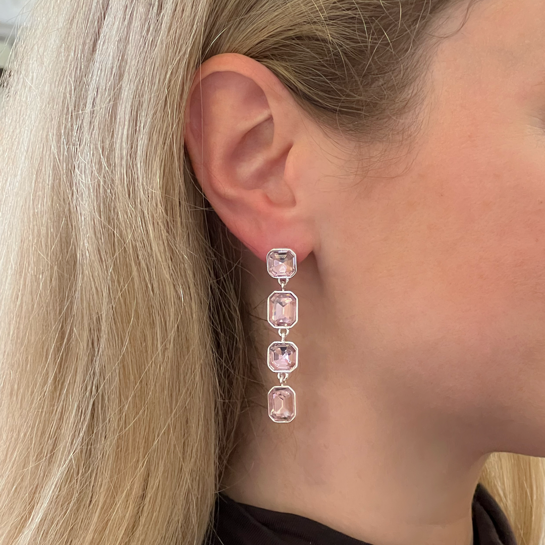 Chelsea Bijou Drop Earrings - Royal Blue | Sage Green | Blush Pnk