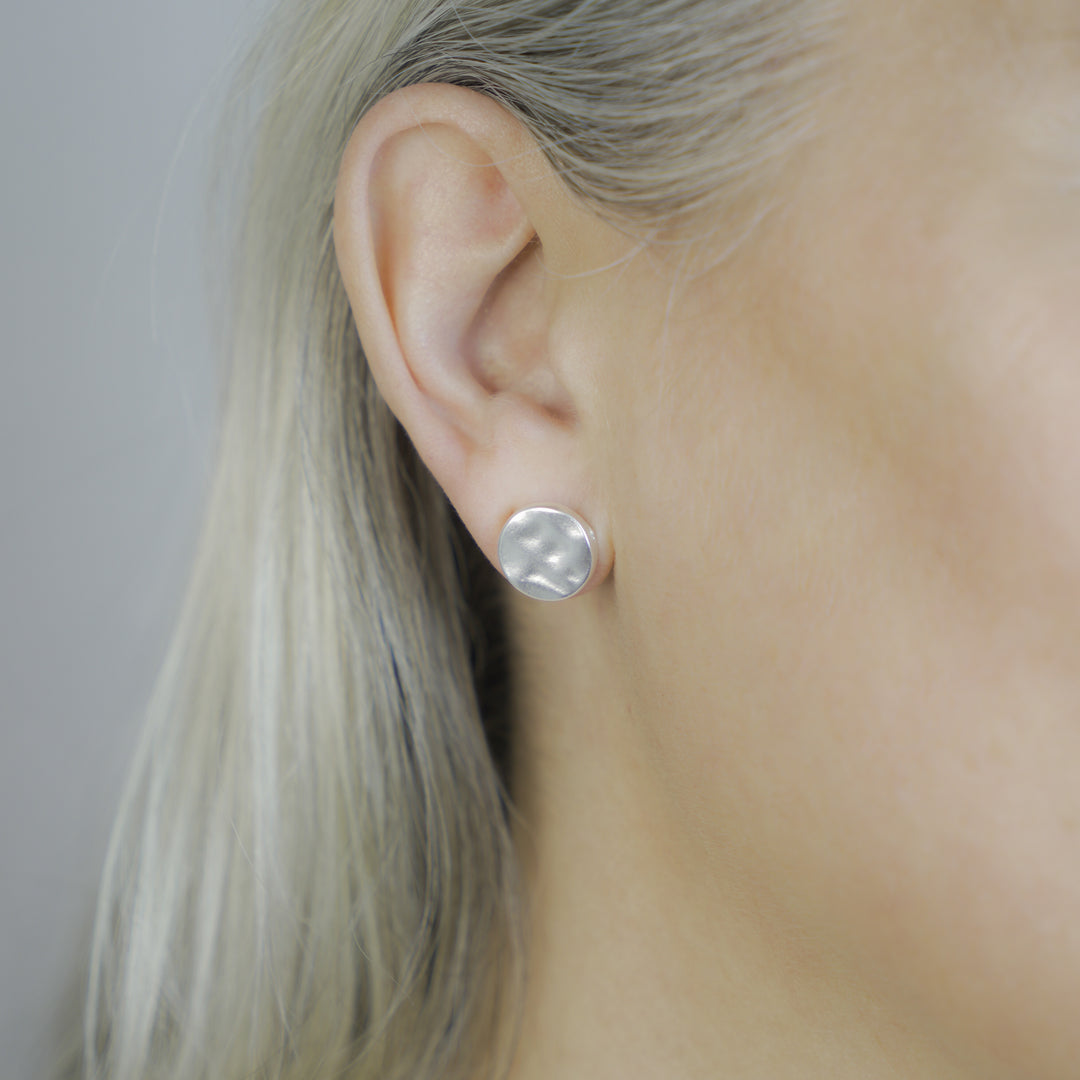Atelier Silver Nugget Stud Earrings