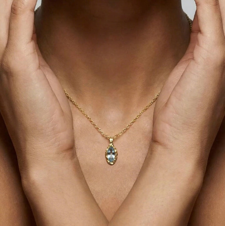 Heirloom Gemstone Necklace - Moonstone | Topaz