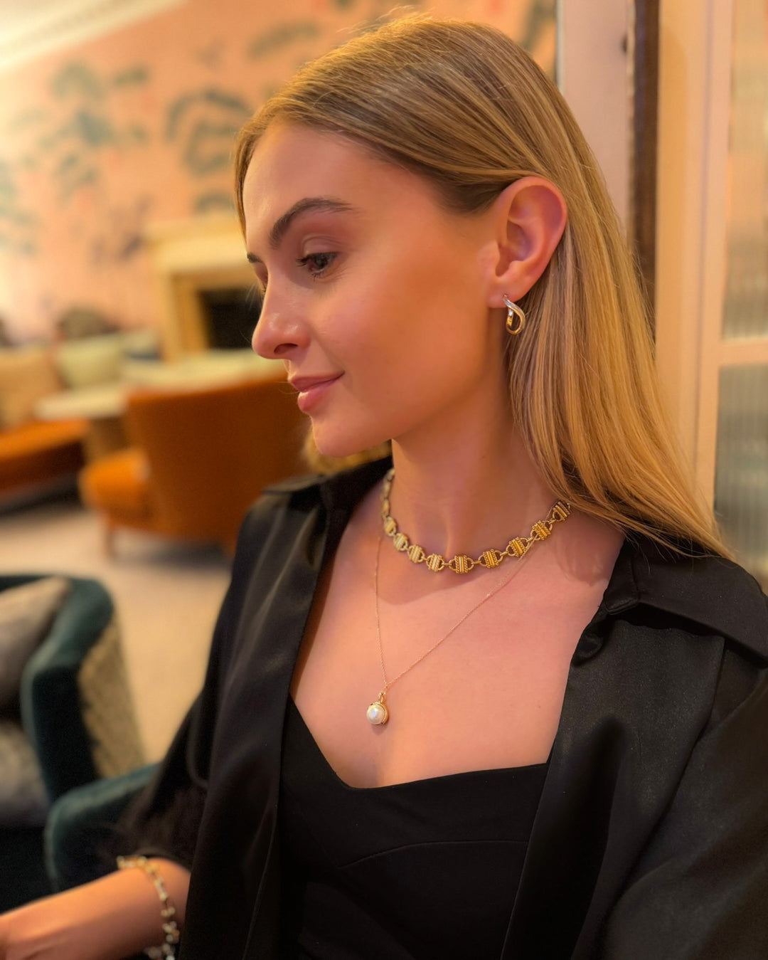 Mykonos Gold Chain Necklace