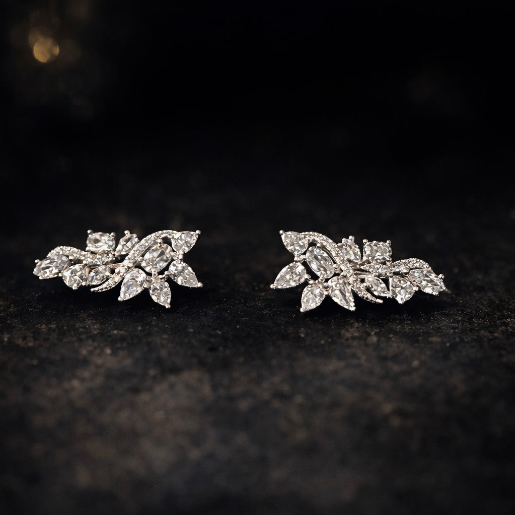 Aston Zirconia Ear Climber Earrings