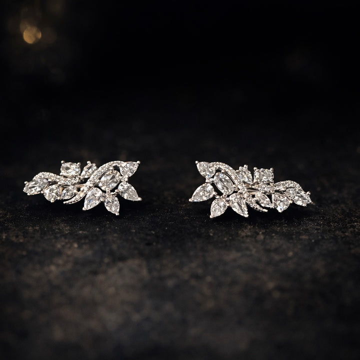 Aston Zirconia Ear Climber Earrings