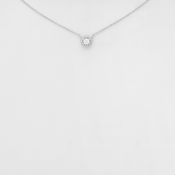 Amalfi Zircon Sterling Silver Pendant Necklace