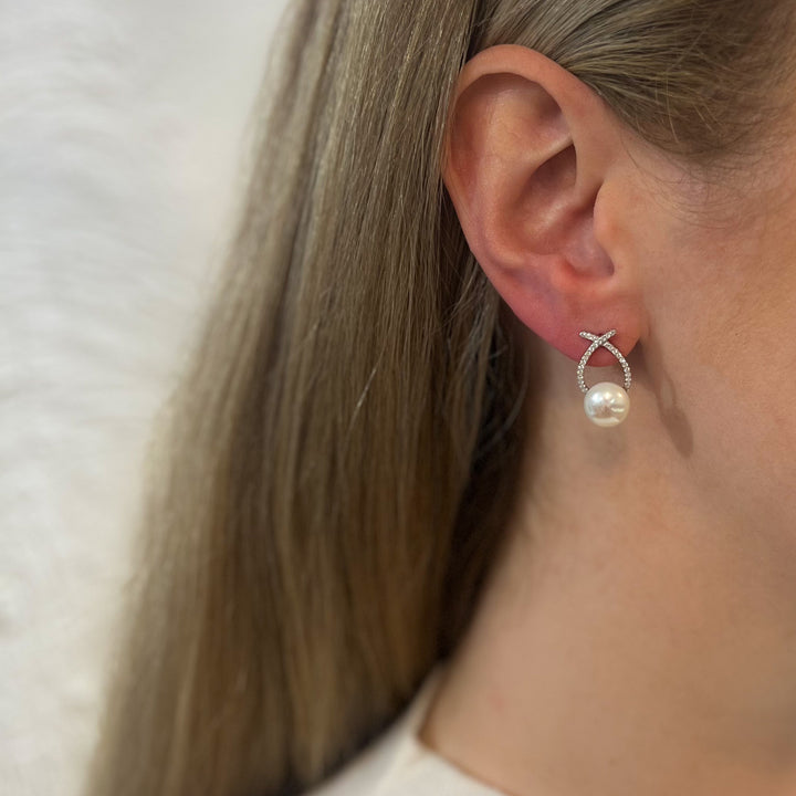 Arabesque .925 Pearl Earrings