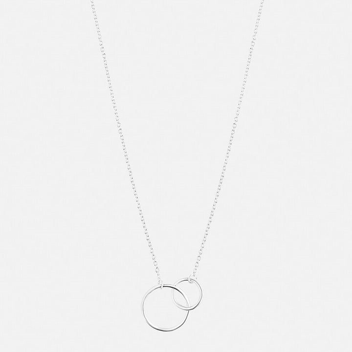 Interlocking Rings .925 Pendant Necklace