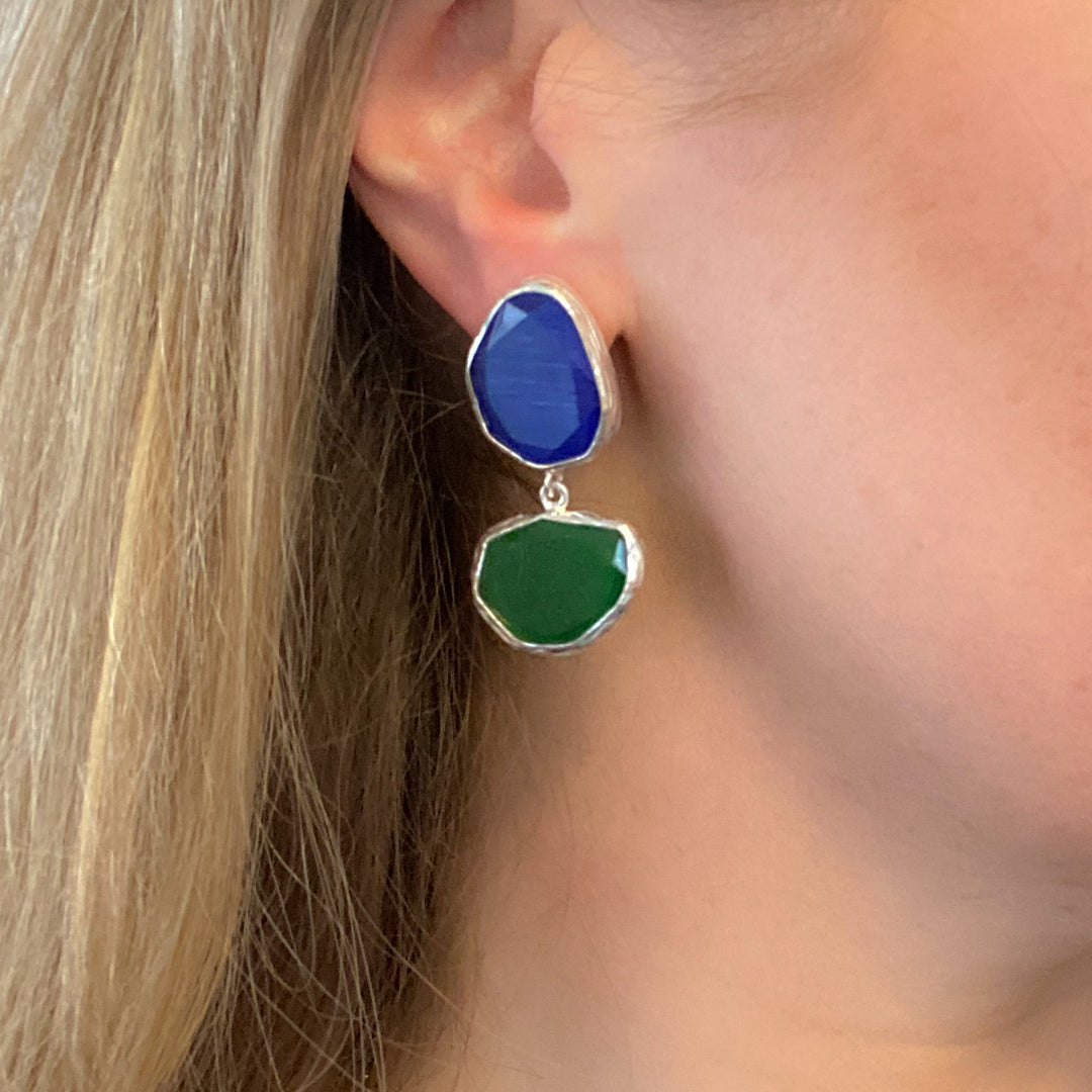 Cocktail Earrings - Pink | Green | Blue | Orange