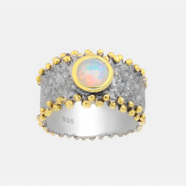 Venus Gold Framed Opal Ring