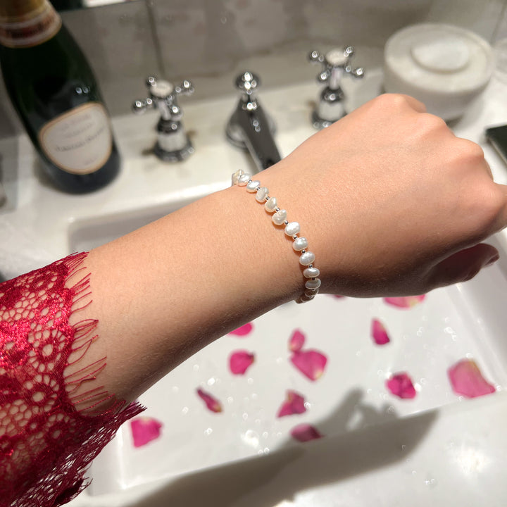 Tuli Fresh Water Pearl Sterling Silver Bracelet