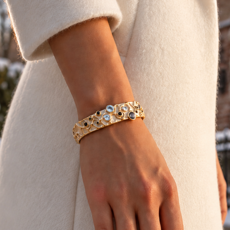 Topaz Etruscan Cuff