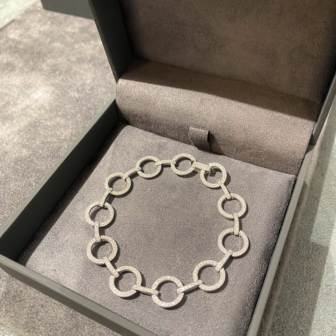 Milan Sterling Silver Loop Bracelet