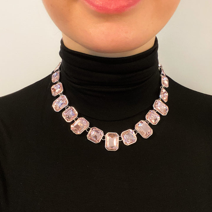 Chelsea Pink Gems Necklace