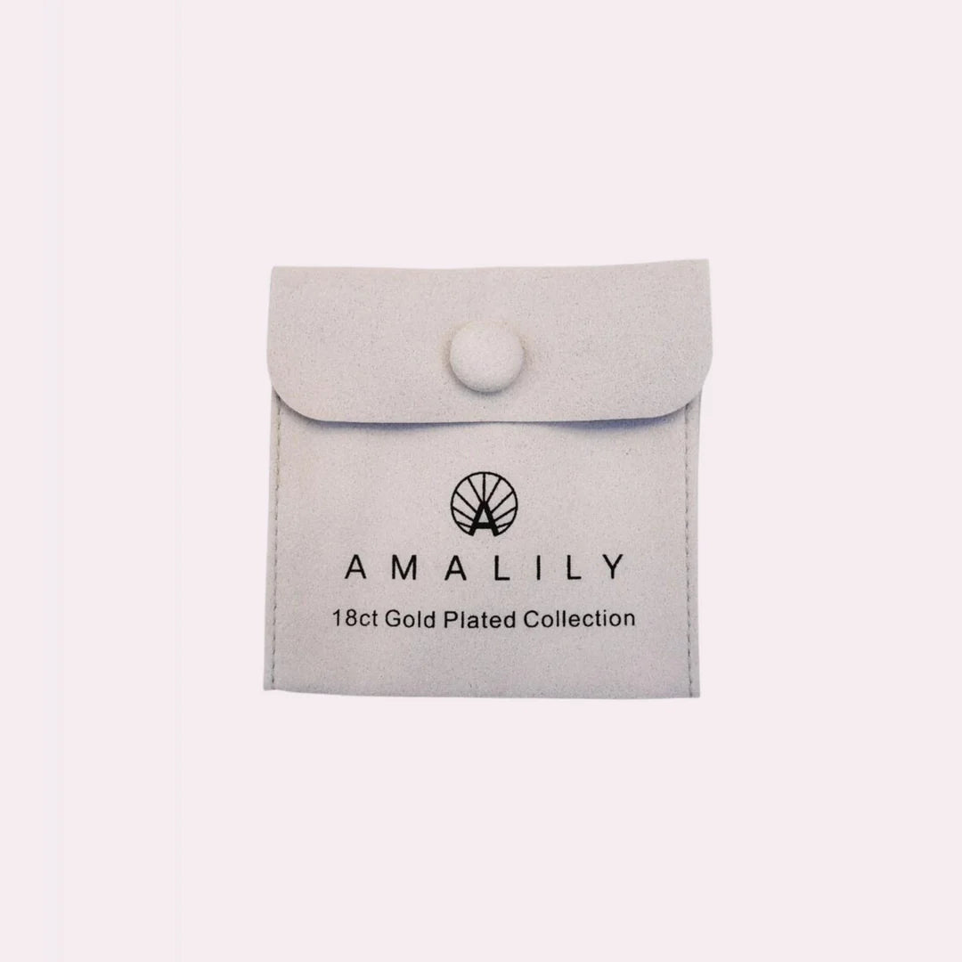 Amos Gold Plated 2cm Hoop Earrings