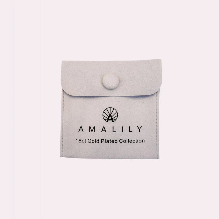 Amos Gold Plated 2cm Hoop Earrings
