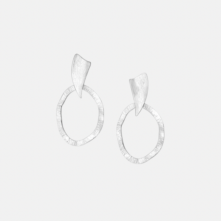 Sterling Silver Dash Drop Earrings