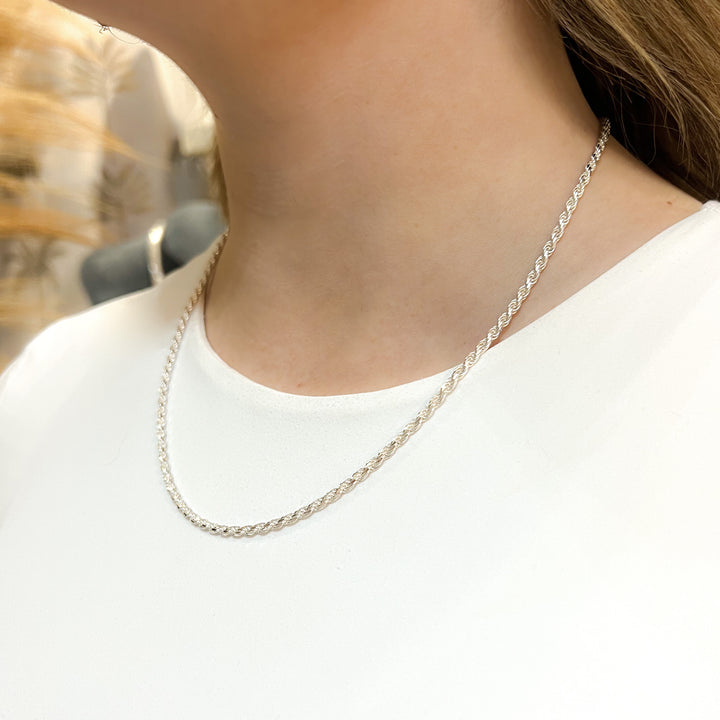 Sterling Silver Twist Chain