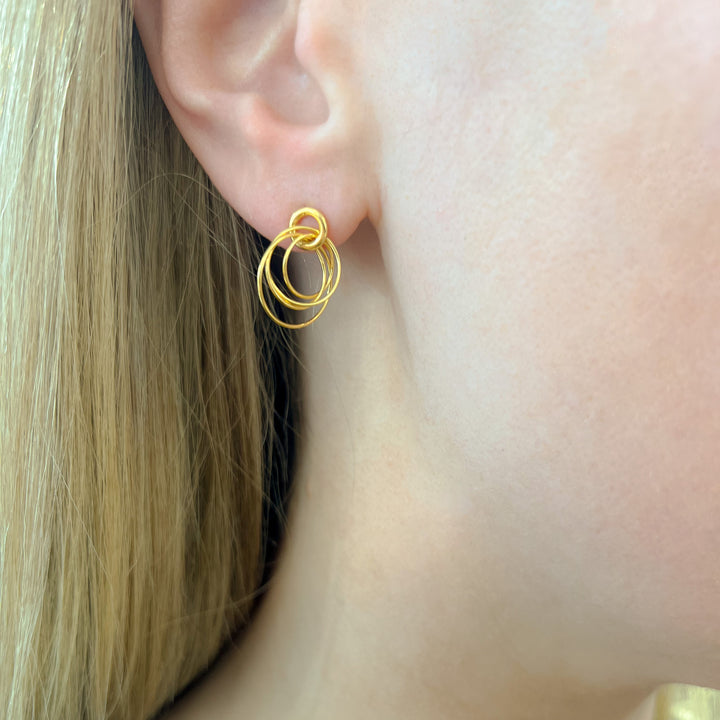 Mirabeau Gold Rings Earrings