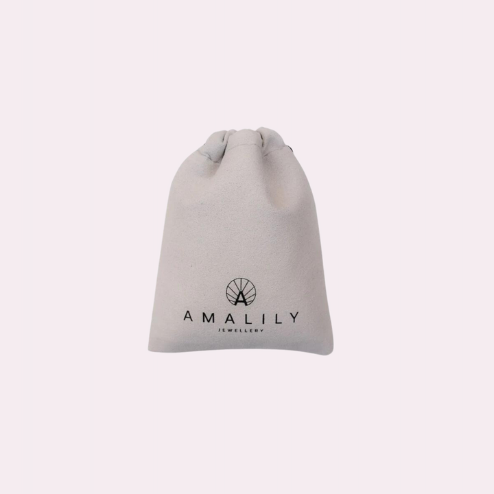 Scarlett Triangle Pearl Stud Earrings - Silver | Gold