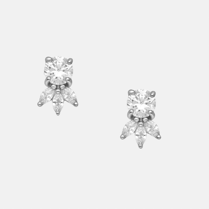 Kirstenbosch Petite Petal Stud Earrings