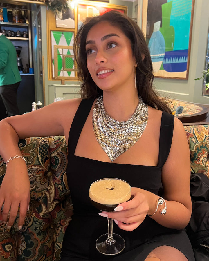 Fine Chainmail Scarf Necklace