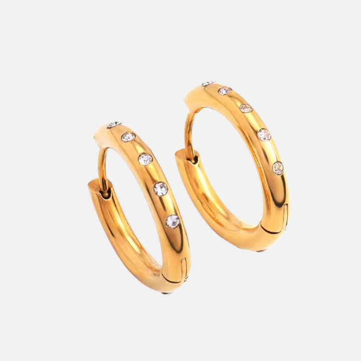 Millie Gold Chunky Hoop Earrings