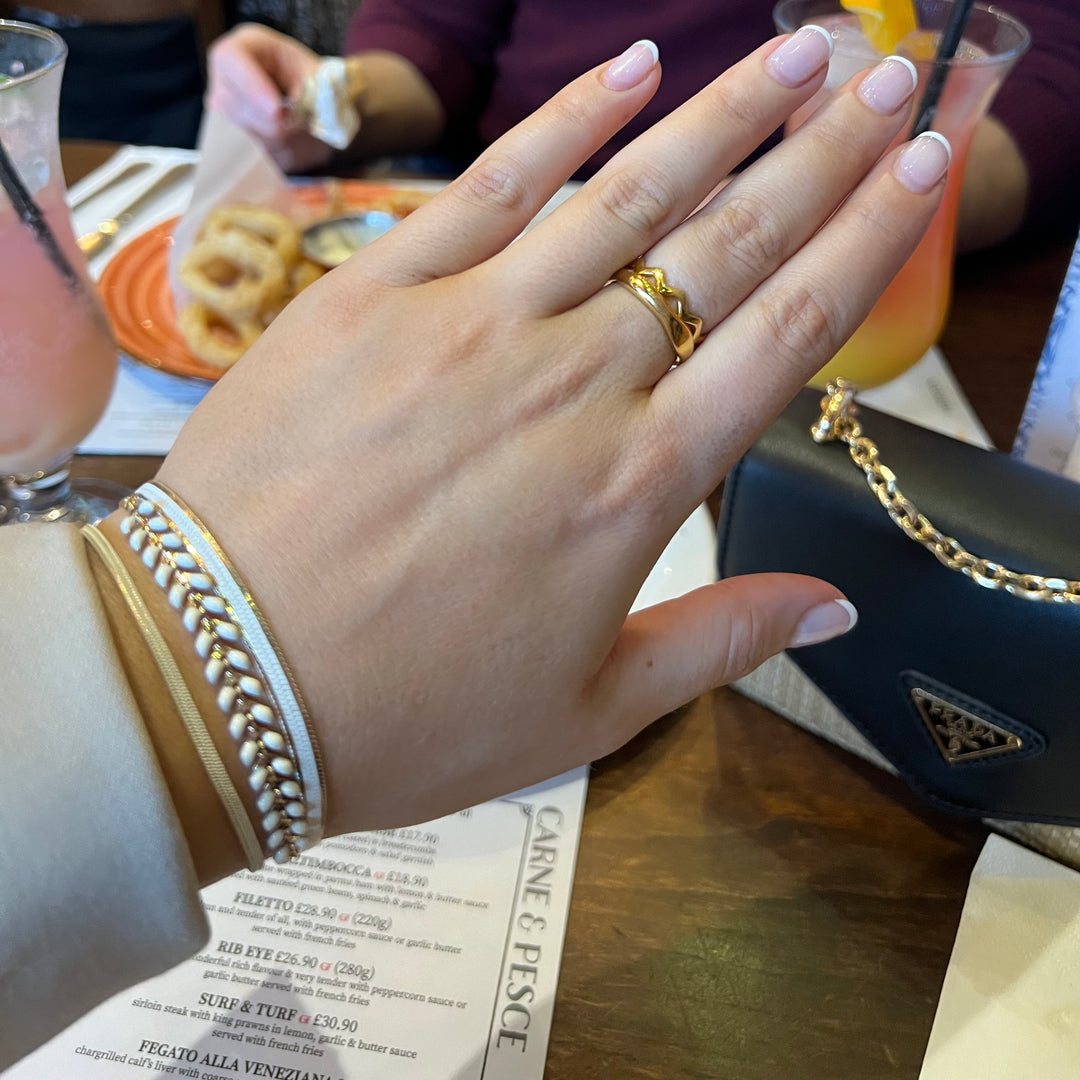 Abi Triple Chain Magnetic Bracelets