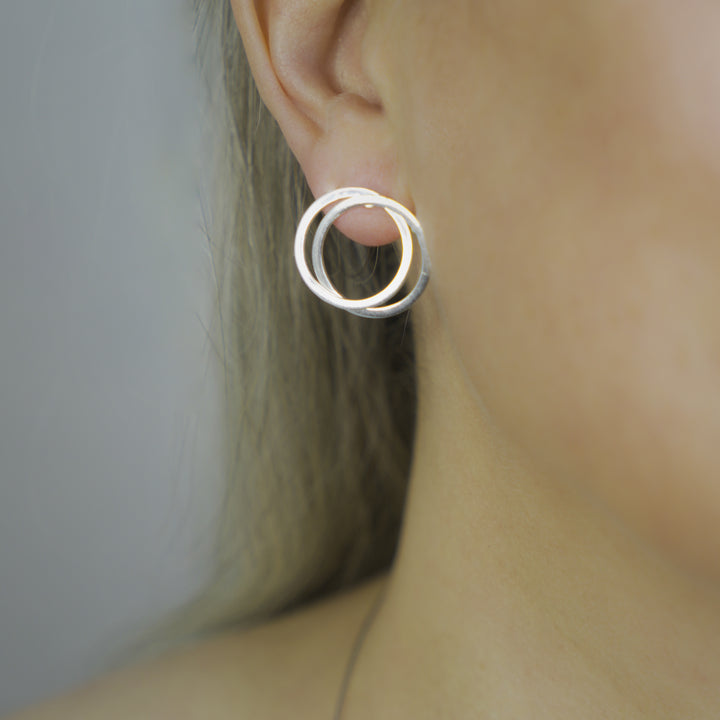 Capri Interlocked Rings Earrings